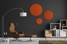 Moos ´Circle´ 3er Set Islandmoos Mandarine (78er, 60er & 40er) - 1
