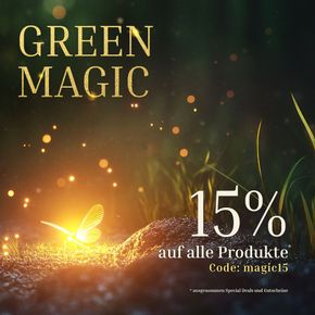 Green Magic 💫 jetzt 15% auf alle* Artikel sparen mit dem Code magic15