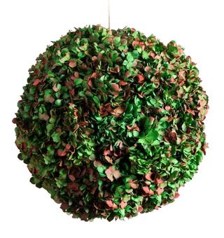 Moosball mit Hortensien