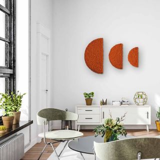 Moos ´Half Moon´ 3er Set Islandmoos Mandarine randbemoost (78er, 60er & 40er) - 1